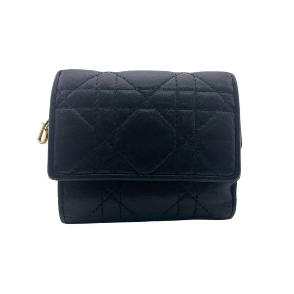Dior Compact Wallet Lady Dior Trifold Handbag